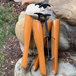 Ariat Orange Boot Shapers with Black Handles